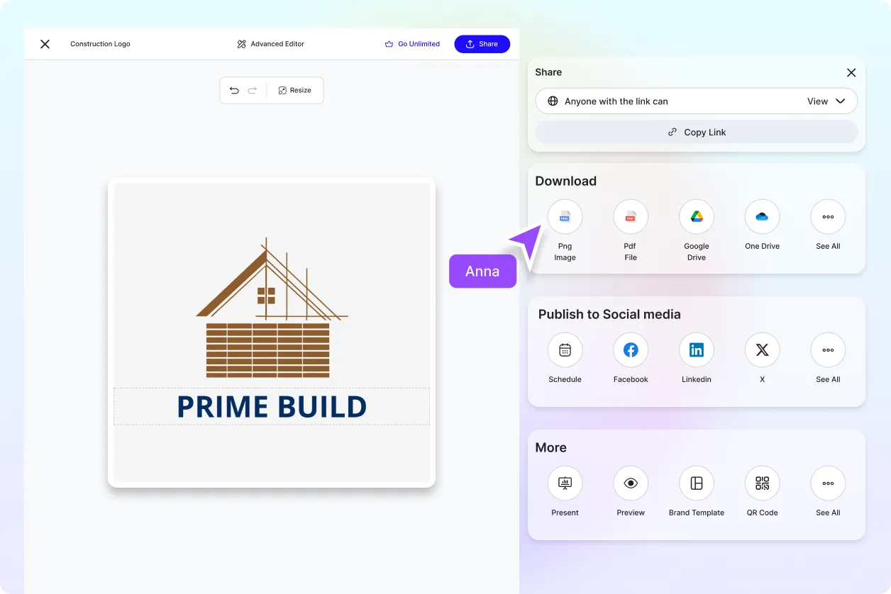 Free AI Construction Logo Generator, Free AI Construction Logo Maker [ No Signup ]